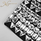 best black diamond dress